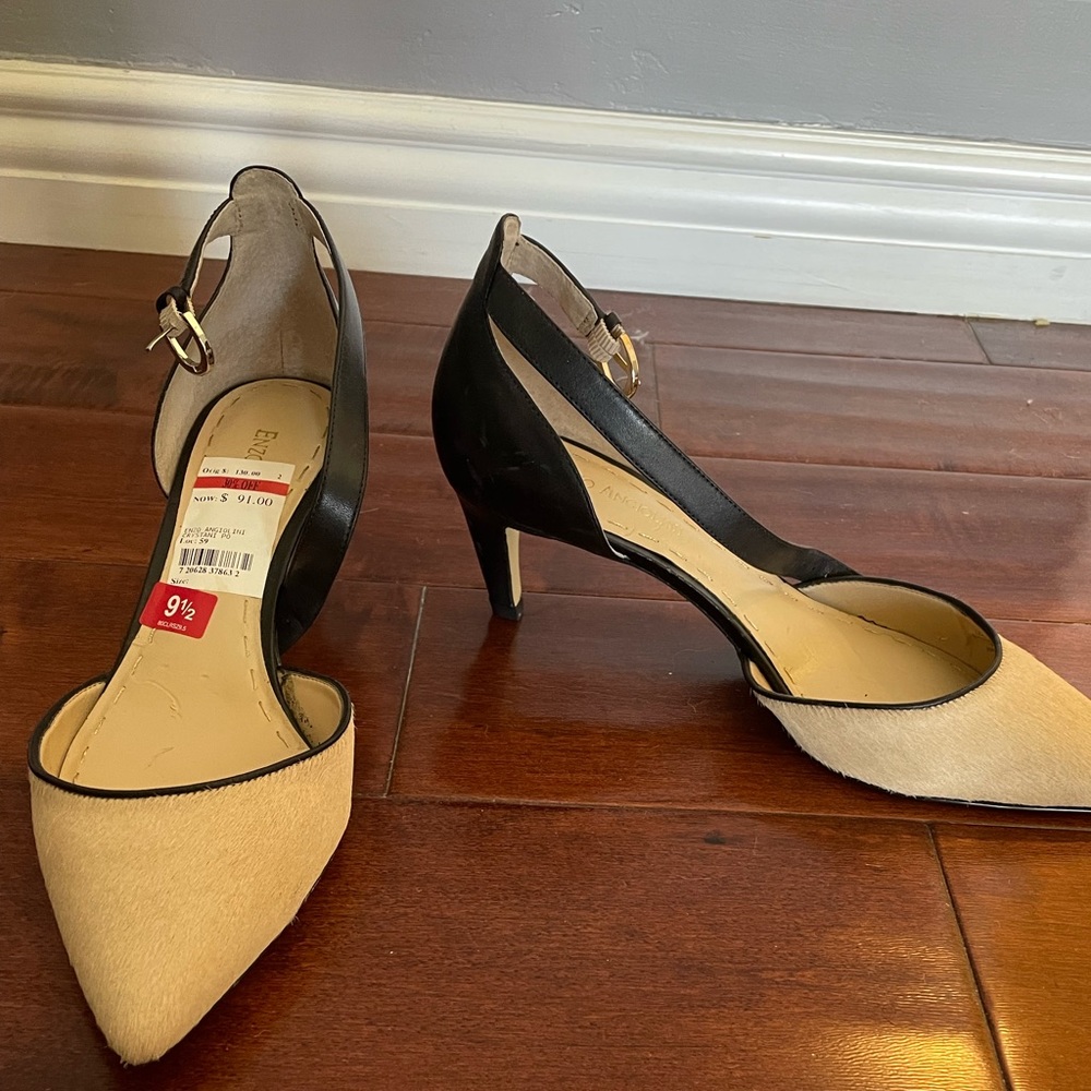 Enzo Ankle Strap Heels